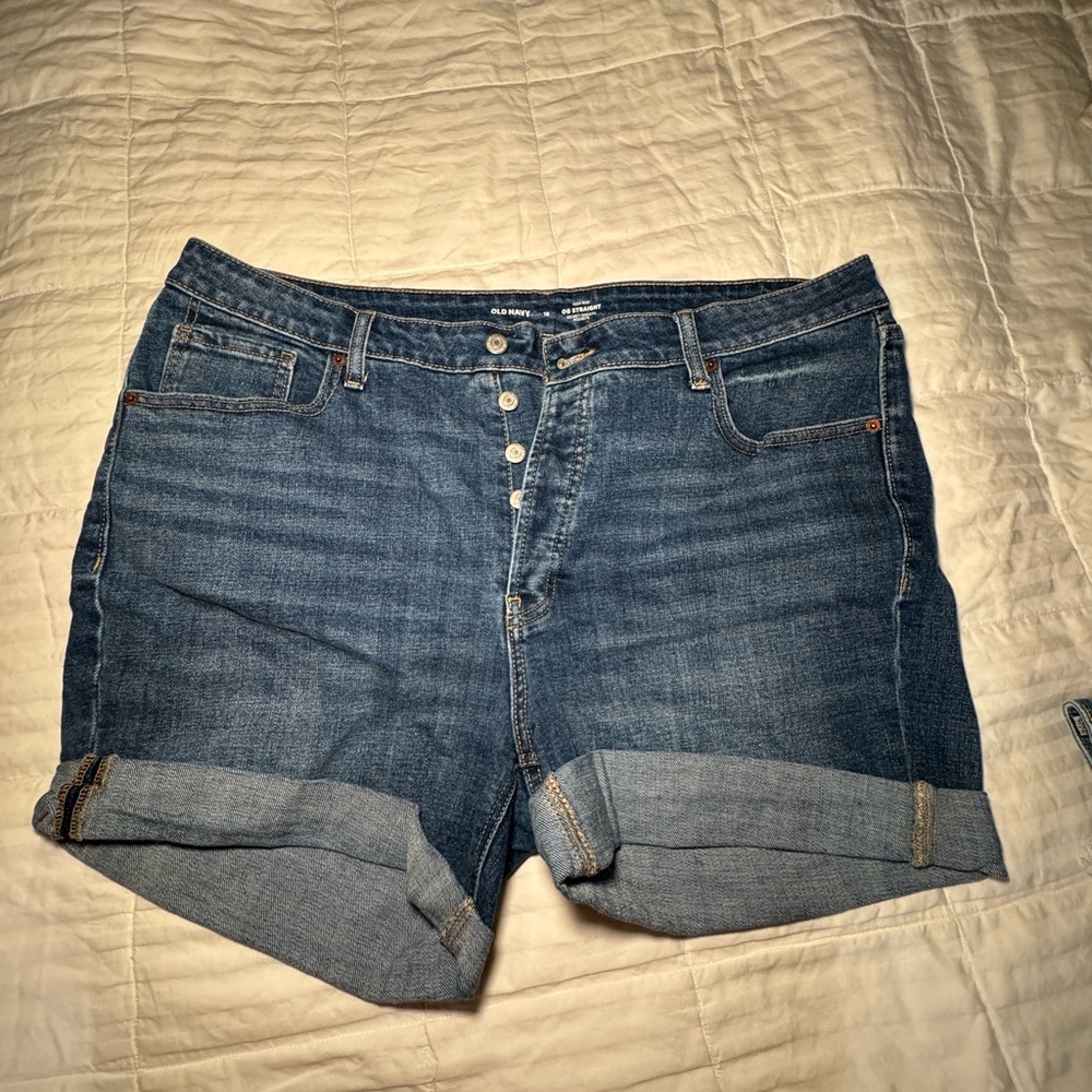 Old Navy Dark Blue Jean Shorts